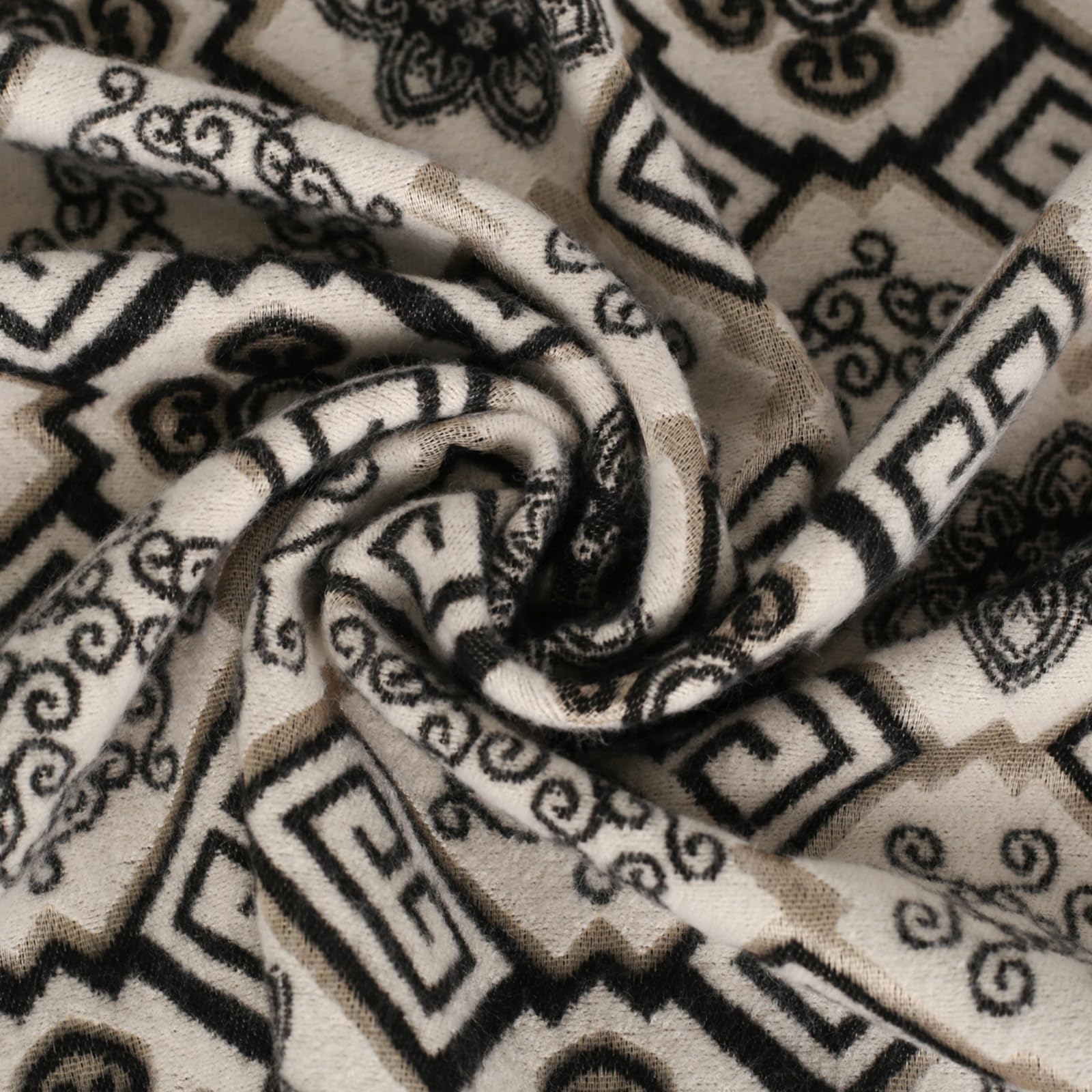 EXTREE Scarfs for Women Pashmina Silky Shawl Wrap for Evening Dressing Blanket Open Front Poncho Cape