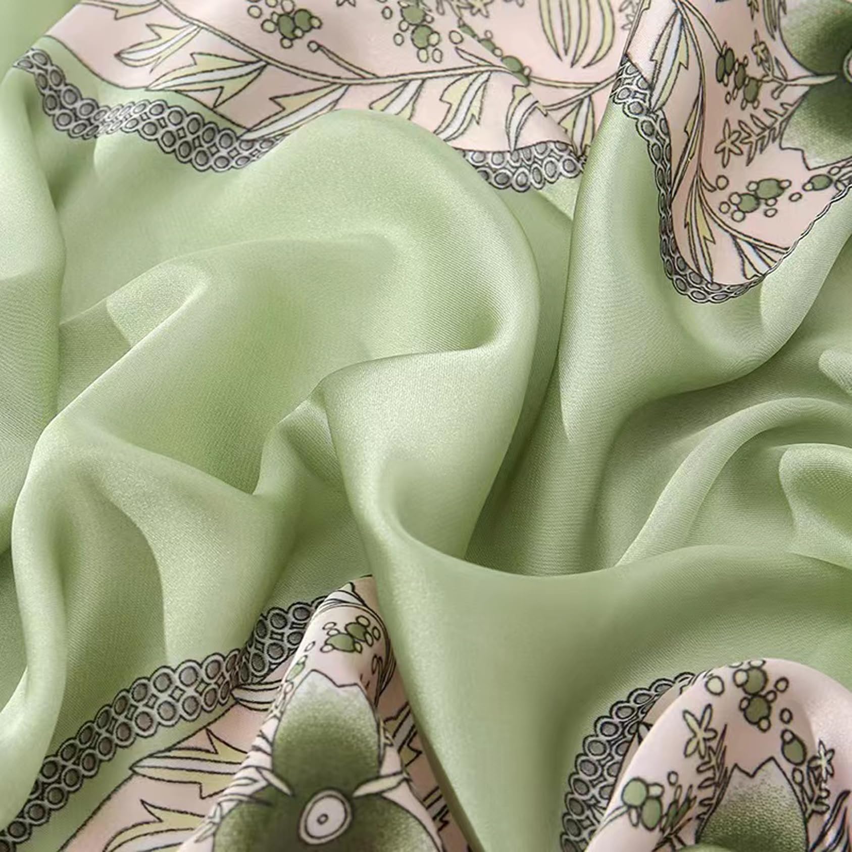 Silk Scarf Mulberry Silk Fashion Scarves Long Lightweight Shawl Wrap …