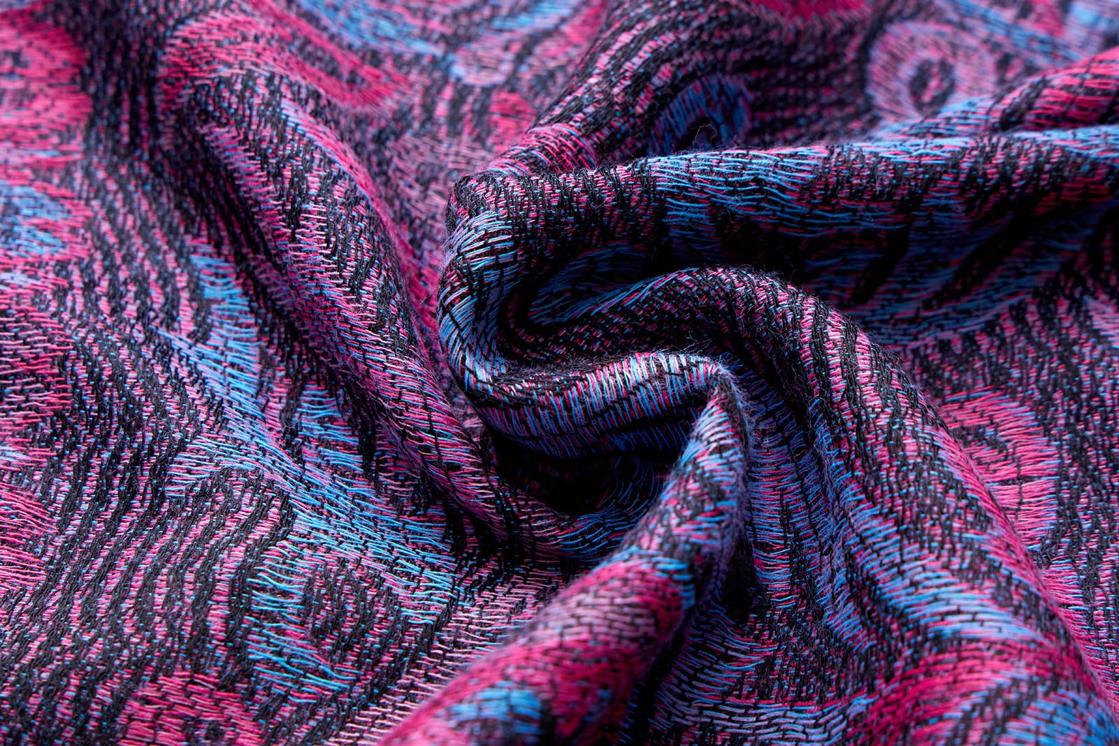 Umjetnost Womens Soft Silky Pashmina Rave Scarf Paisley Pattern Pashmina Shawl Wrap with Fringes