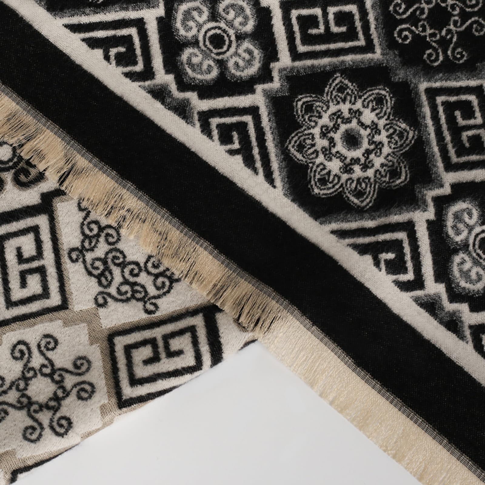 EXTREE Scarfs for Women Pashmina Silky Shawl Wrap for Evening Dressing Blanket Open Front Poncho Cape