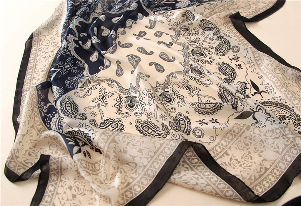 Silk Scarf Mulberry Silk Fashion Scarves Long Lightweight Shawl Wrap …