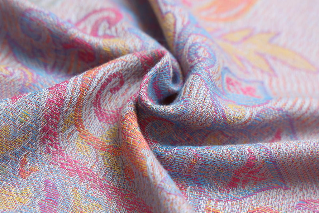 Umjetnost Womens Soft Silky Pashmina Rave Scarf Paisley Pattern Pashmina Shawl Wrap with Fringes
