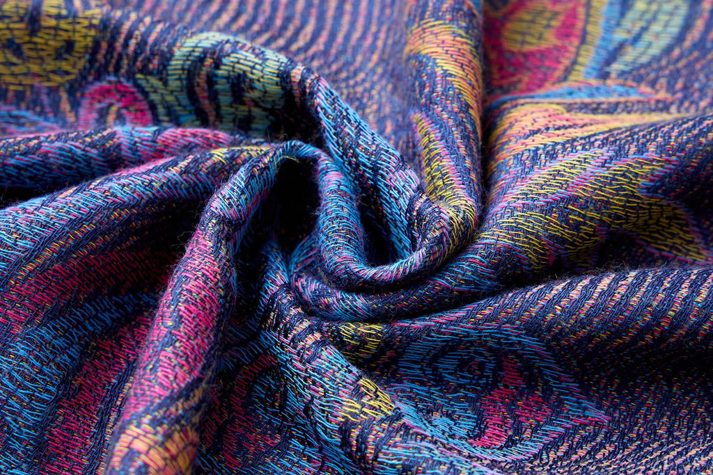 Umjetnost Womens Soft Silky Pashmina Rave Scarf Paisley Pattern Pashmina Shawl Wrap with Fringes
