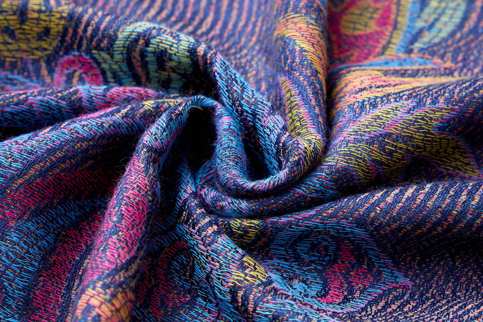 Umjetnost Womens Soft Silky Pashmina Rave Scarf Paisley Pattern Pashmina Shawl Wrap with Fringes