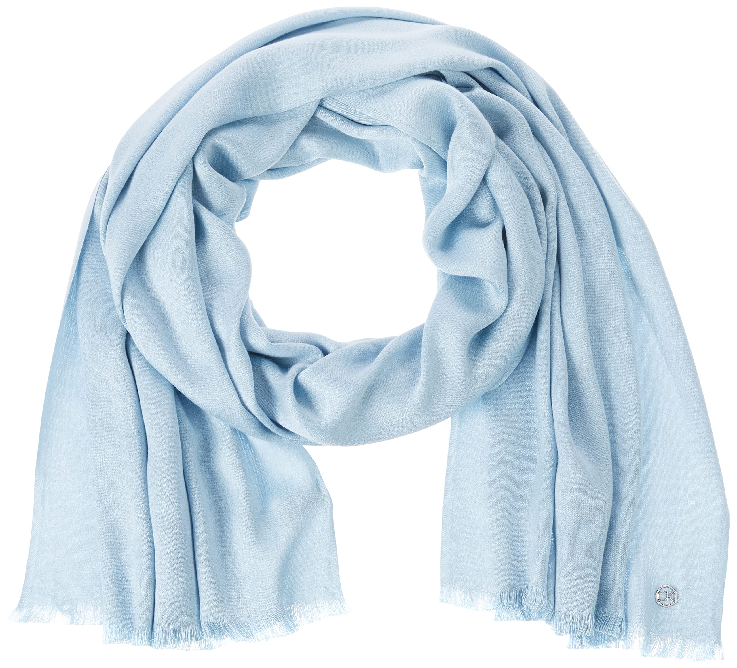 Calvin Klein womens Solid Lightweight Pashmina