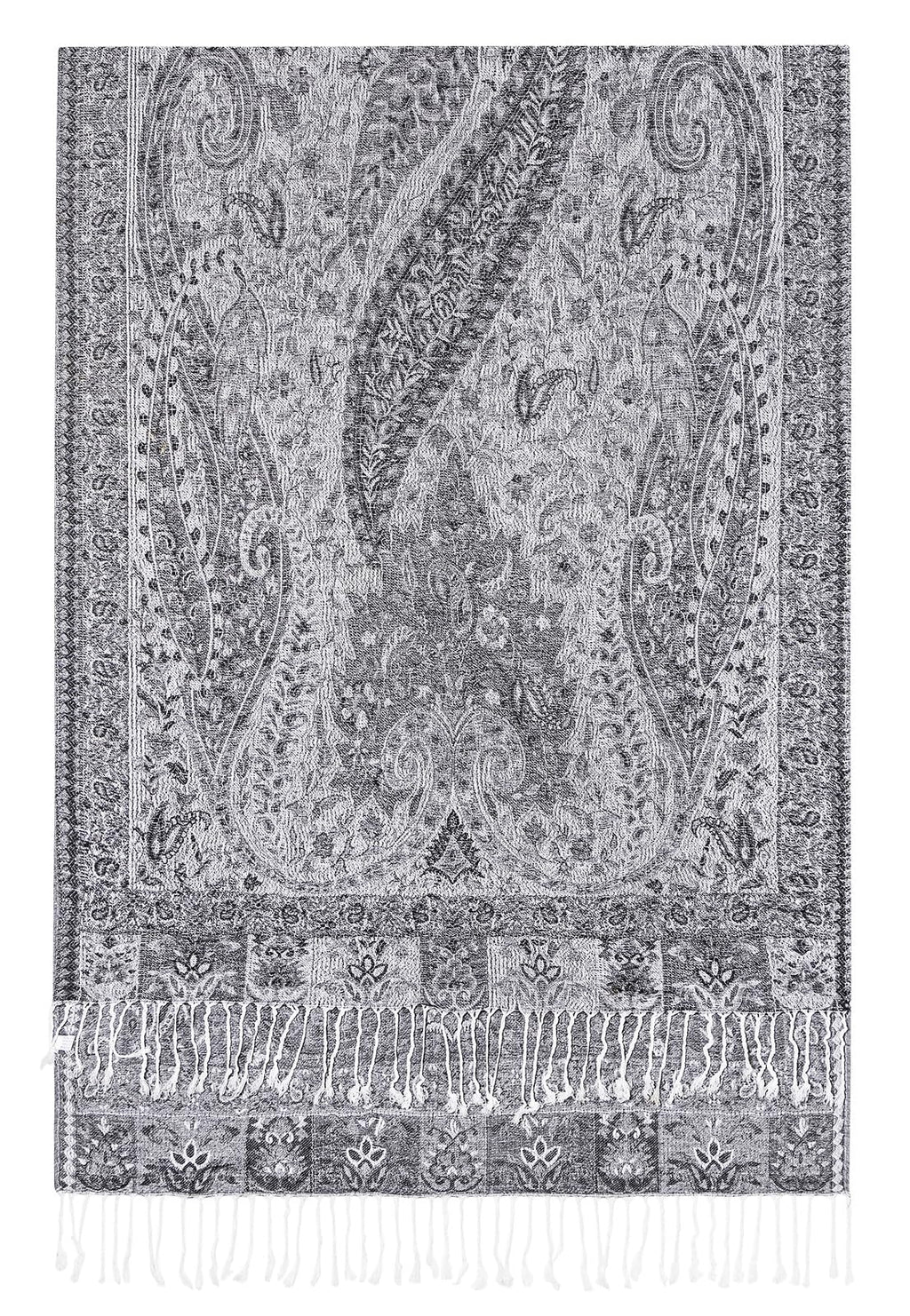 Umjetnost Womens Soft Silky Pashmina Rave Scarf Paisley Pattern Pashmina Shawl Wrap with Fringes